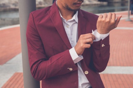 manches ajustées blazer