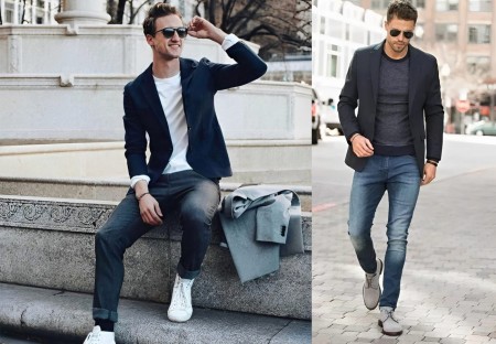 porter une veste casual